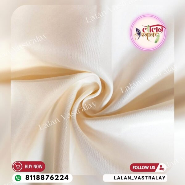 Satin Vatsra - Cream - Image 4