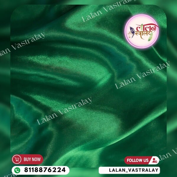Satin Vatsra - Dark Green