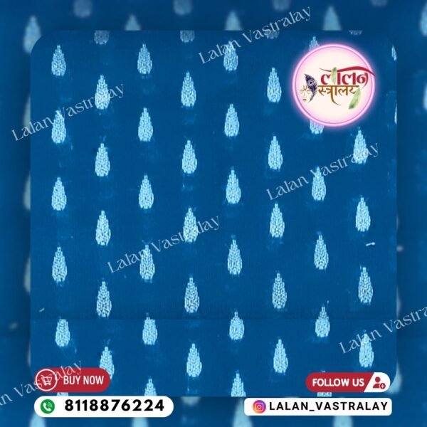 Pure Cotton Braso Vastra - Blue