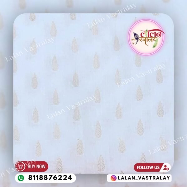 Pure Cotton Braso Vastra - White