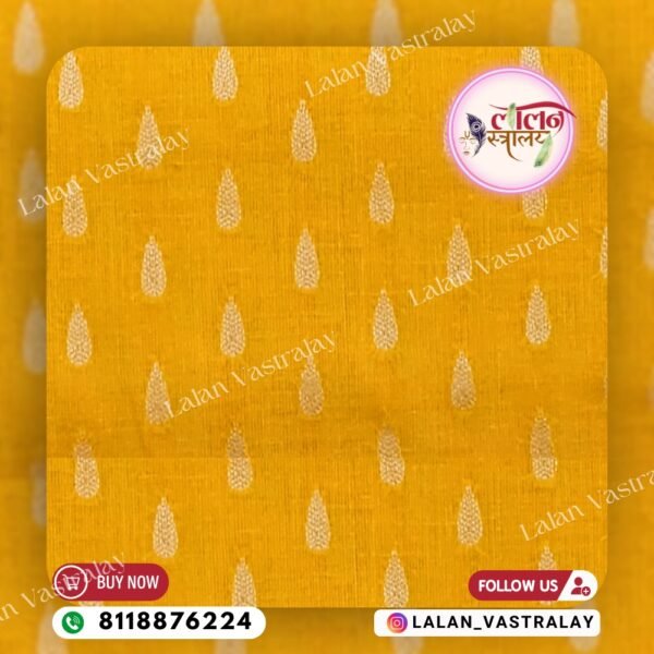 Pure Cotton Braso Vastra - Orange
