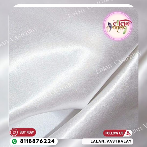 Satin Vatsra - White - Image 4