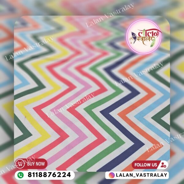 Multi Lehriya Heavy Cotton - White